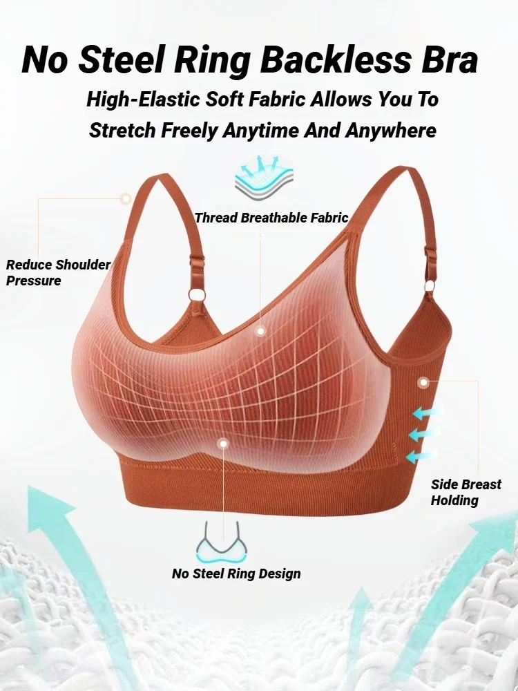 Sleep Bra Bralette - シームレスブラジャー 女性用 フルカップ 通気性ブラレット ワイヤーフリー スリープブラ