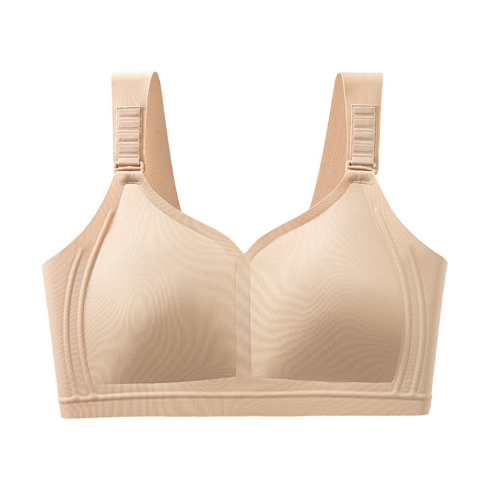 T Shirt Bra Seamless - トレンディな外観の女性用小さめブラジャー 薄くてシームレスなサポート力のあるブラジャー 快適なフィット感 フルカバー ワイヤレスブラジャー Tシャツブラジャー