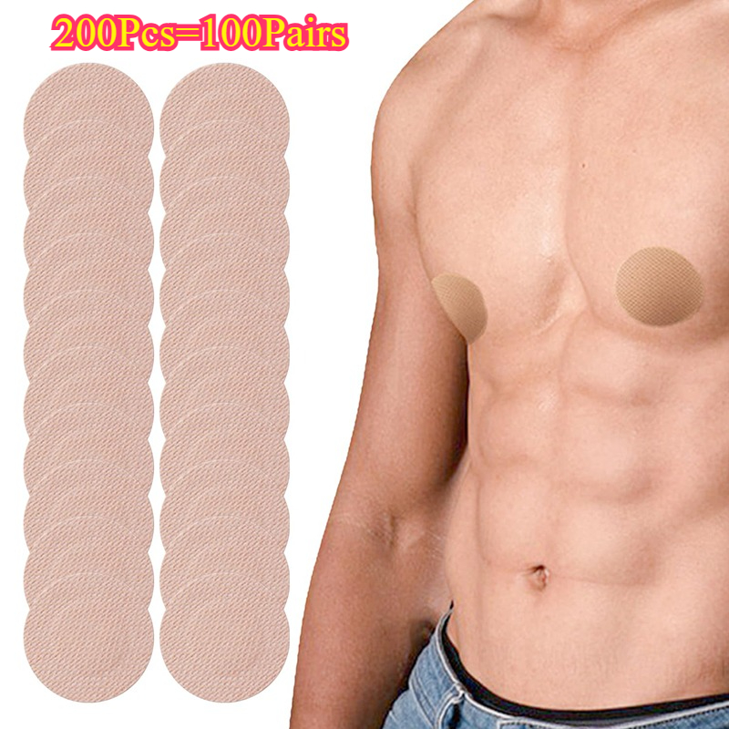 200 個目に見えない男性乳首カバー防水跡のない胸ステッカー - Strapless Bra Adhesive のレビューと価格