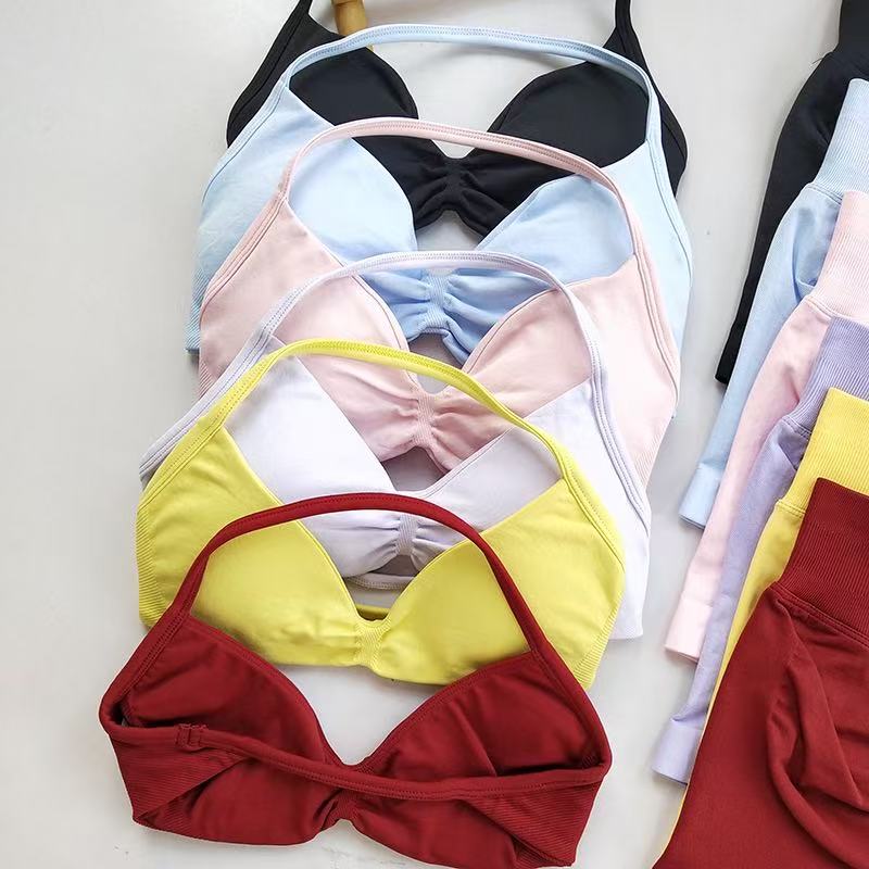 HISTELLO スポーツセットピース女性ストラップ付きジム - Sports Bra Racerback のレビューと価格