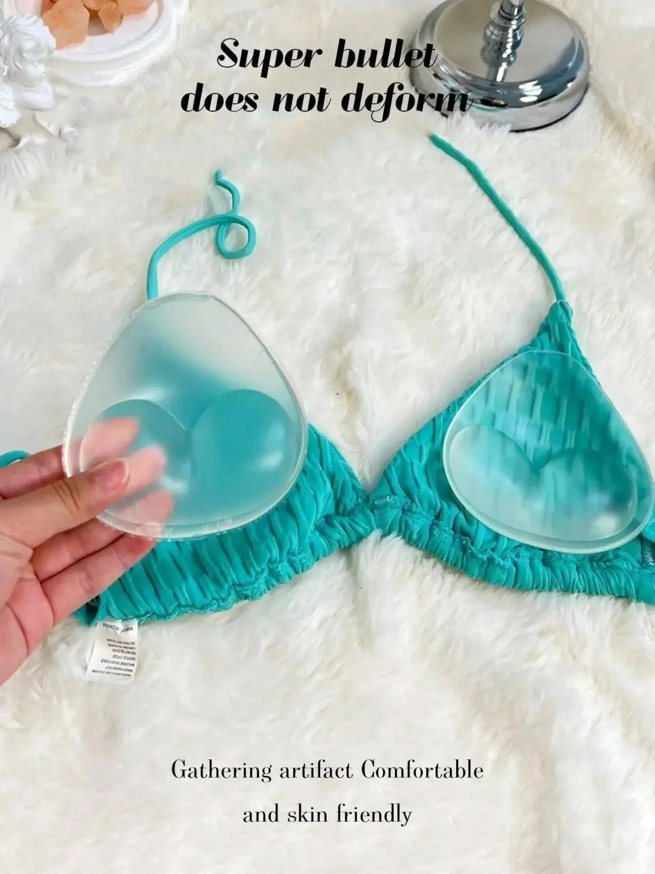 1組の女性用シリコンブラインサート、ファッショナブルなブライ - Push Up Bra Silicone のレビューと価格