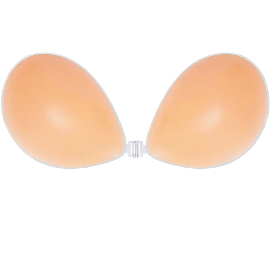 プッシュアップワイヤーレスソリッドシリコンブラ、再利用可能な - Push Up Bra Silicone のレビューと価格