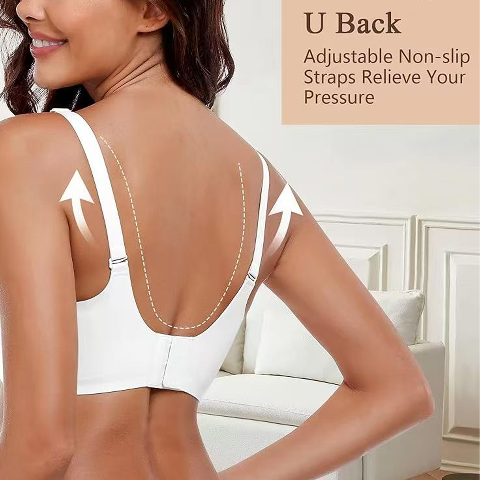 シームレスワイヤレスサポートブラ、プッシュアップ、快適で柔ら - T Shirt Bra Seamless のレビューと価格